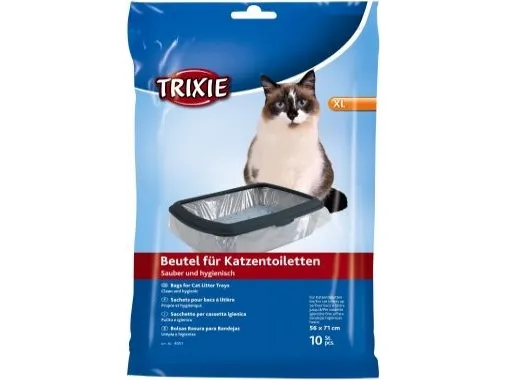 Trixie 10 ps. t/kattetoilet 56 × 71 cm, XL