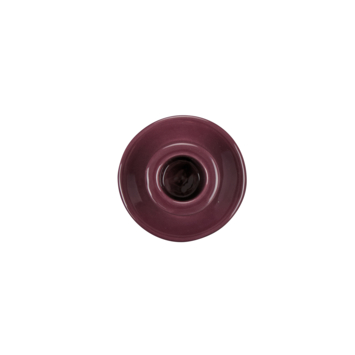Keramieken kandelaar burgundy hart 7,5x7,5x15cm