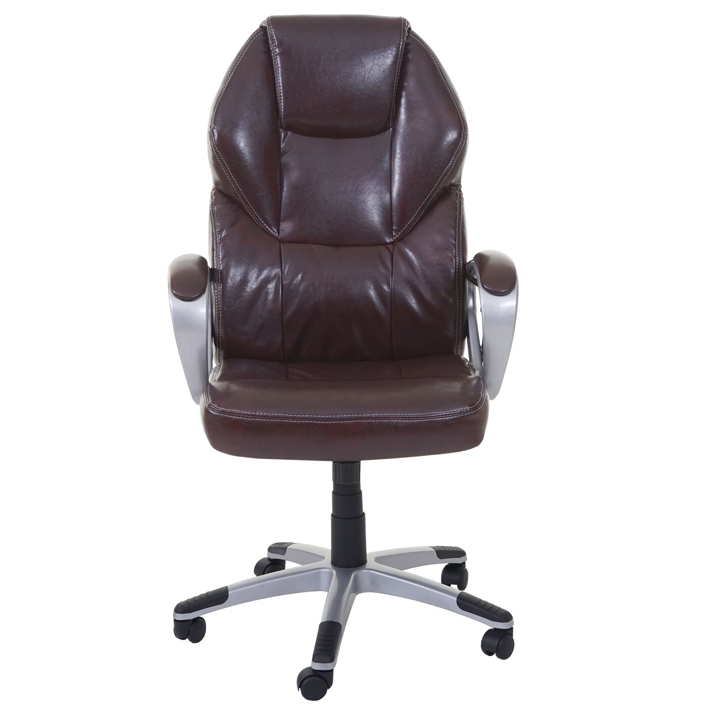 Massage-Bürostuhl MCW-A69, Drehstuhl Chefsessel, Heizfunktion Massagefunktion Kunstleder ~ bordeaux
