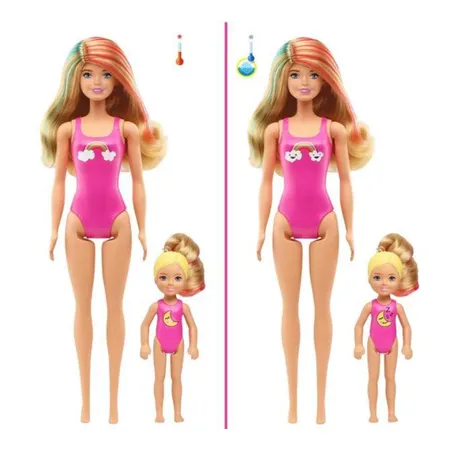 Barbie Color Reveal Pyjama-Party Deluxe Spielset mit 50+ Überraschungen