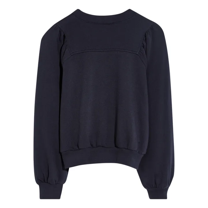 Bellerose Sweat Fajo Uni | Bleu marine