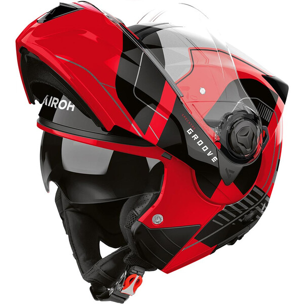 Airoh - Casque Specktre Groove Rouge / Noir / Brillant