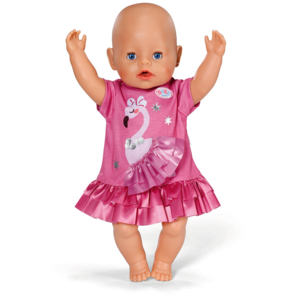 Køb BABY Born Kjole Flamingo 43cm