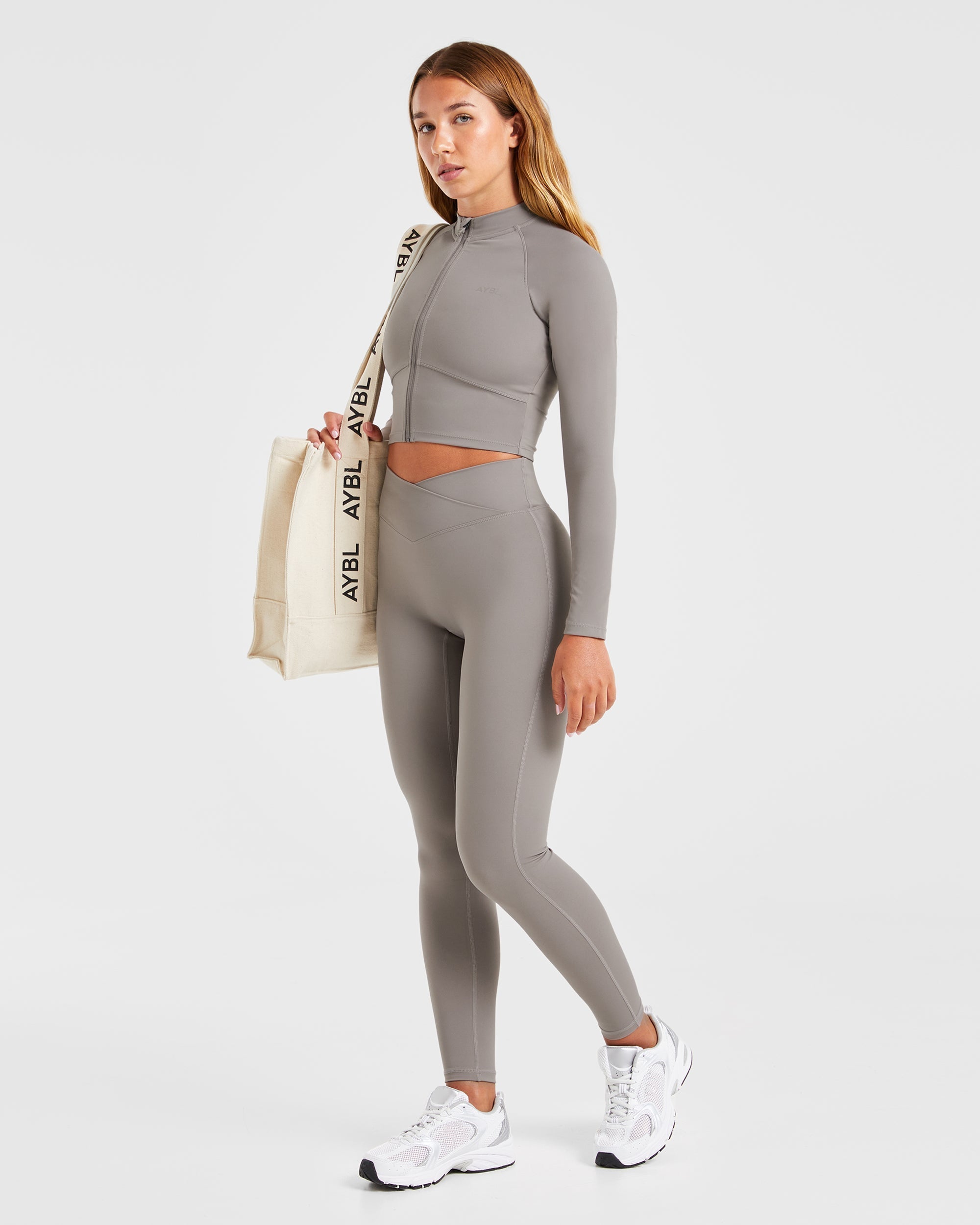 Sculpt Wrap Zip Up Jacket