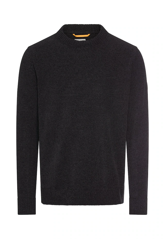 camel active Strickpullover mit Rundhalsausschnitt