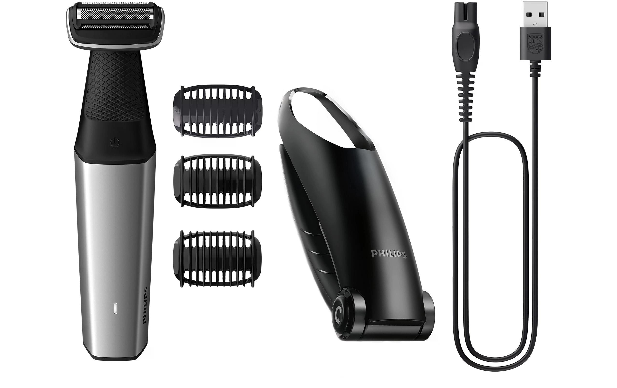Körperrasierer Bodygroom Series 5000 BG5021/15Wasserfester Trimmer für Körper und Intimbereich
