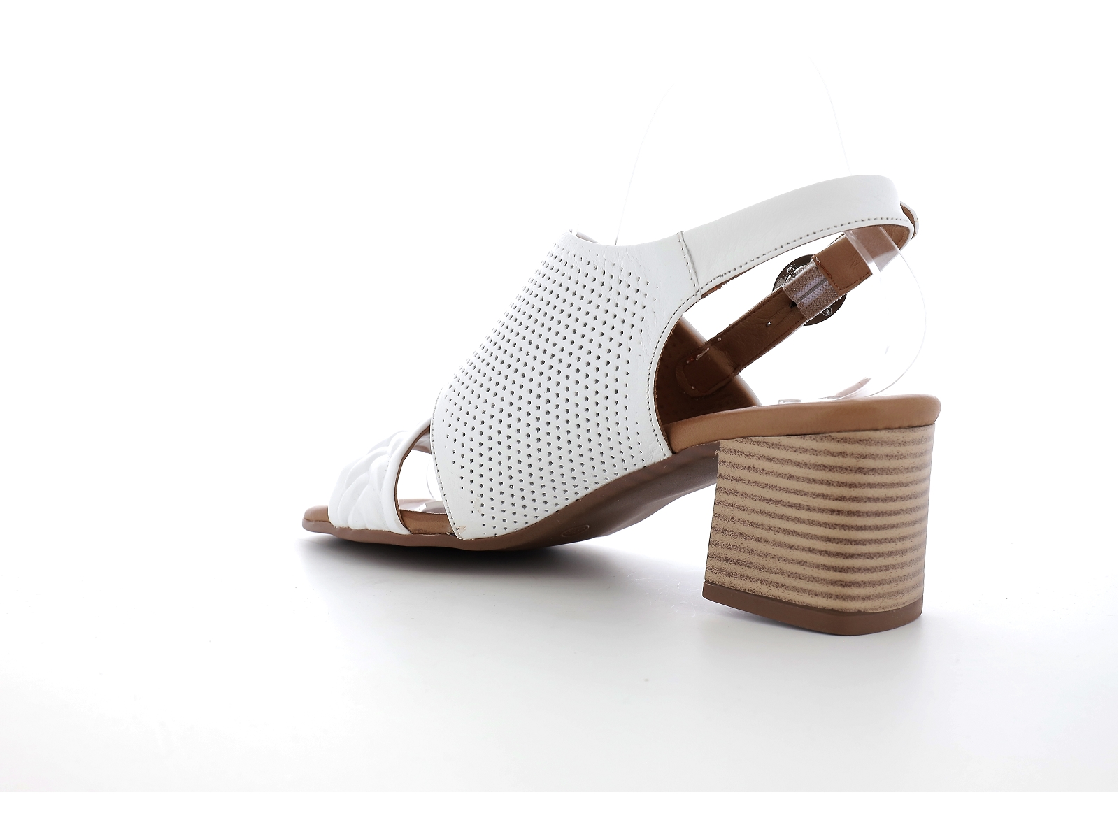 Metamorf ose-NACARE Cuir Blanc