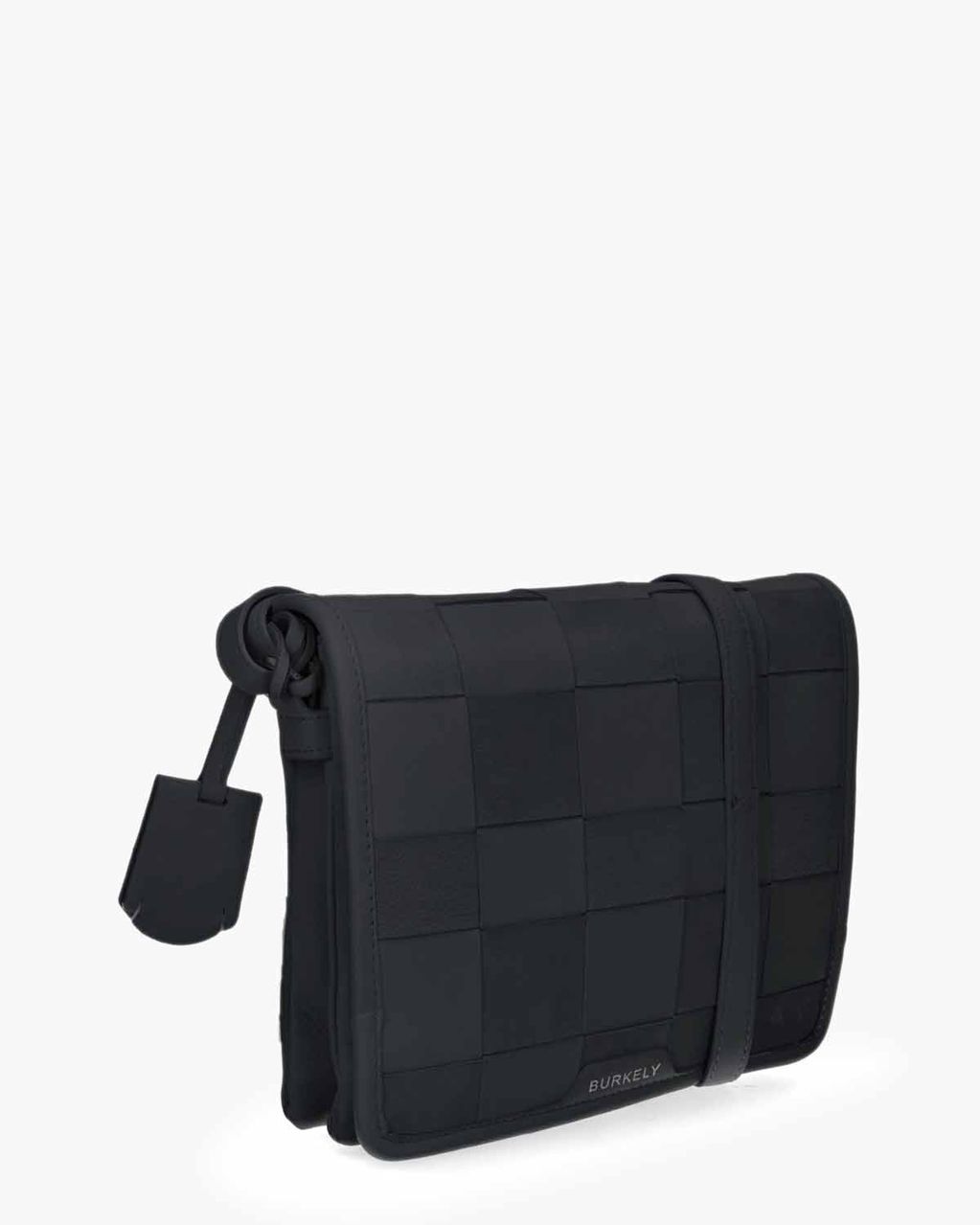 Burkely Even Elin Double Pocket Flap Zwart Tas