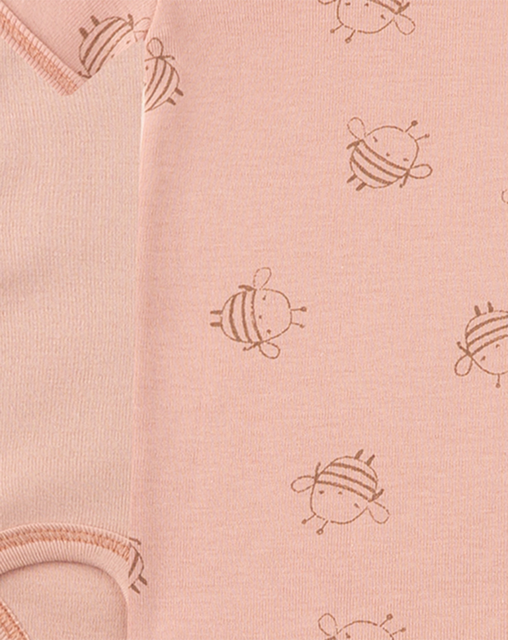 Kurzarm-Body BABY BEES 2er Pack in misty rose