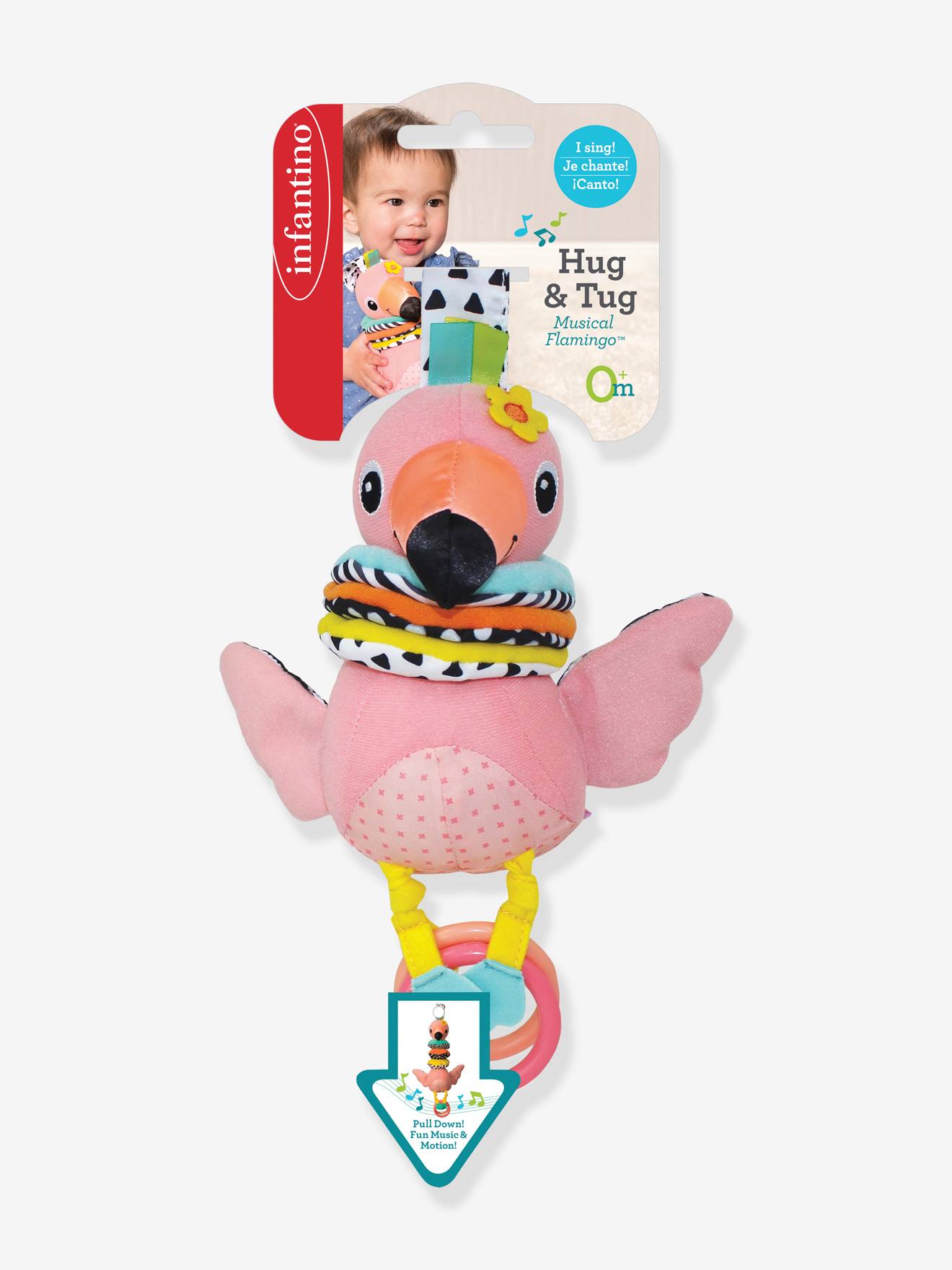 Caixa de Música Flamenca Rosa INFANTINO rosa