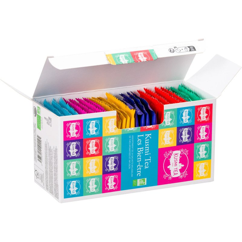 Thé et infusions Bien-être Bio Kusmi Tea - Coffret de 24 sachets