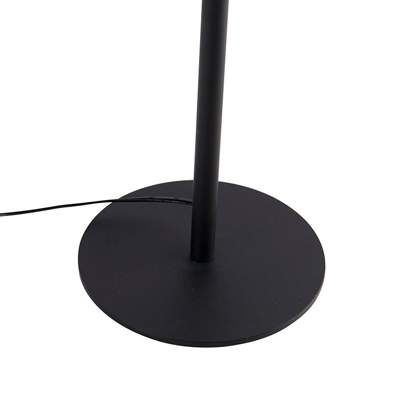Design tafellamp zwart incl. LED met touch dimmer - Palka