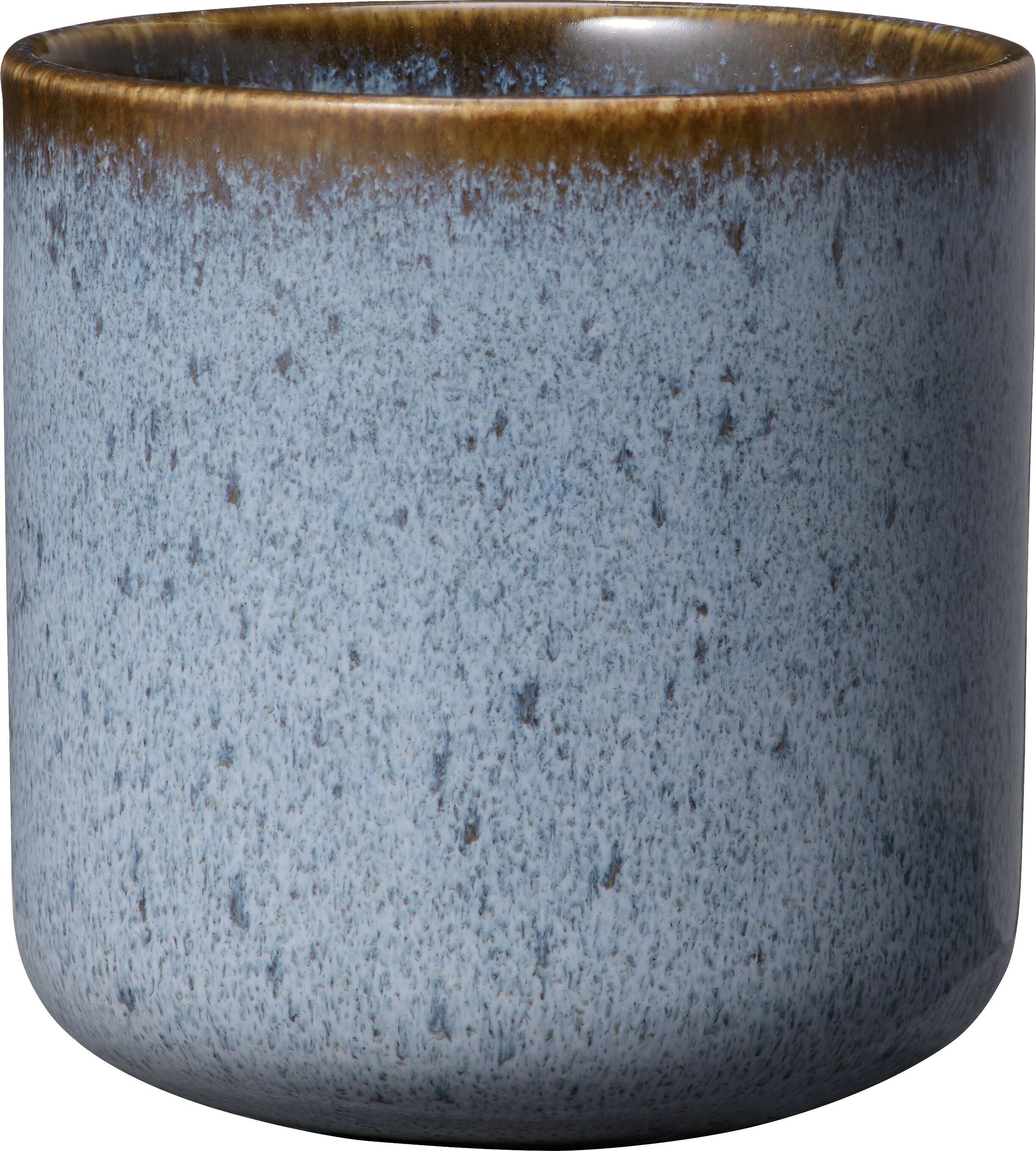POEME Kaffeebecher - Blau / H: 7.5 cm
