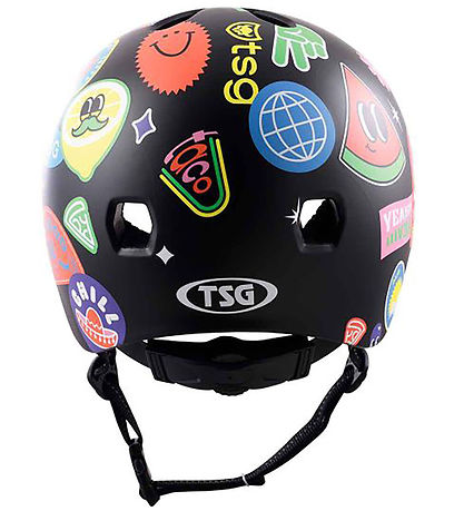 TSG Fahrradhelm - Meta Graphic Design - Happy Aufkleber