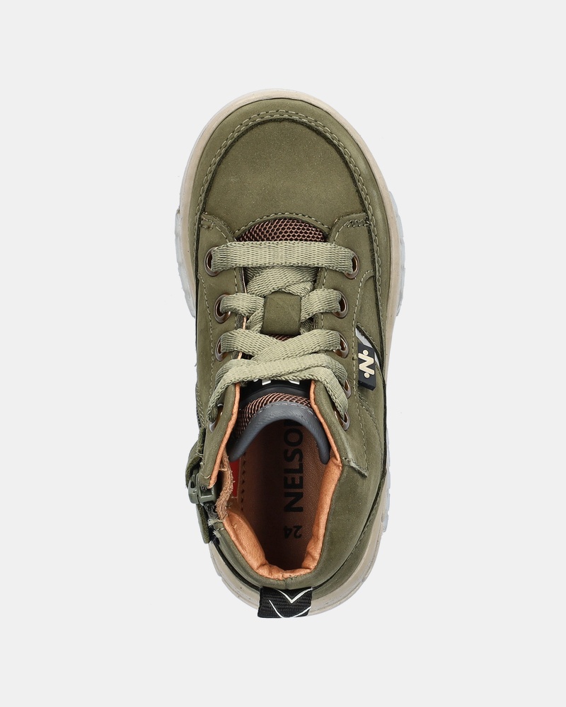 Nelson Kids Hoge sneakers  - groen