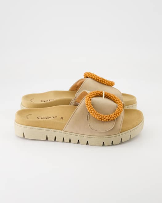 Gabor 43.745.14 Pantoletten in Beige