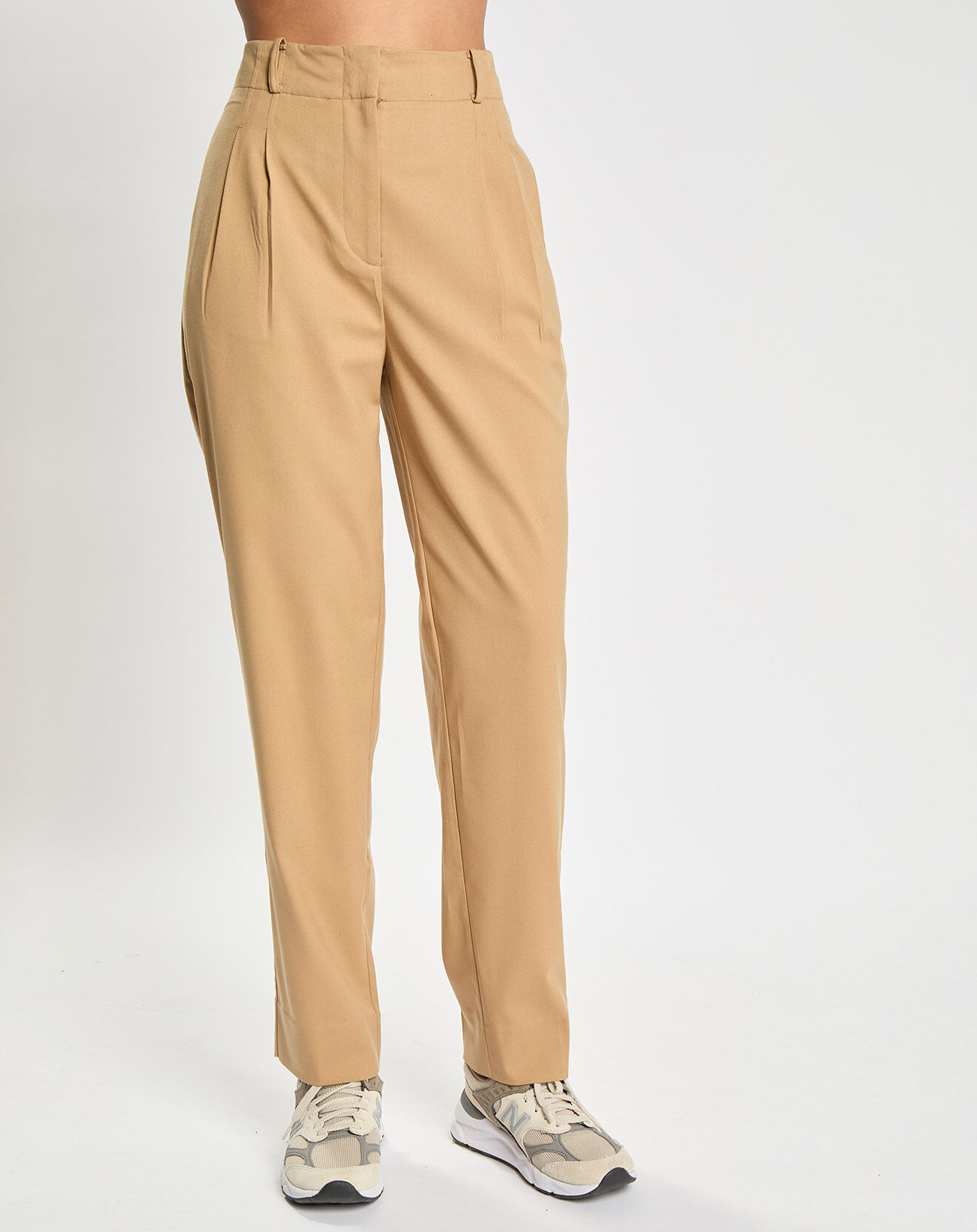 Tommy Hilfiger Pantalon Tapered à pinces beige foncé