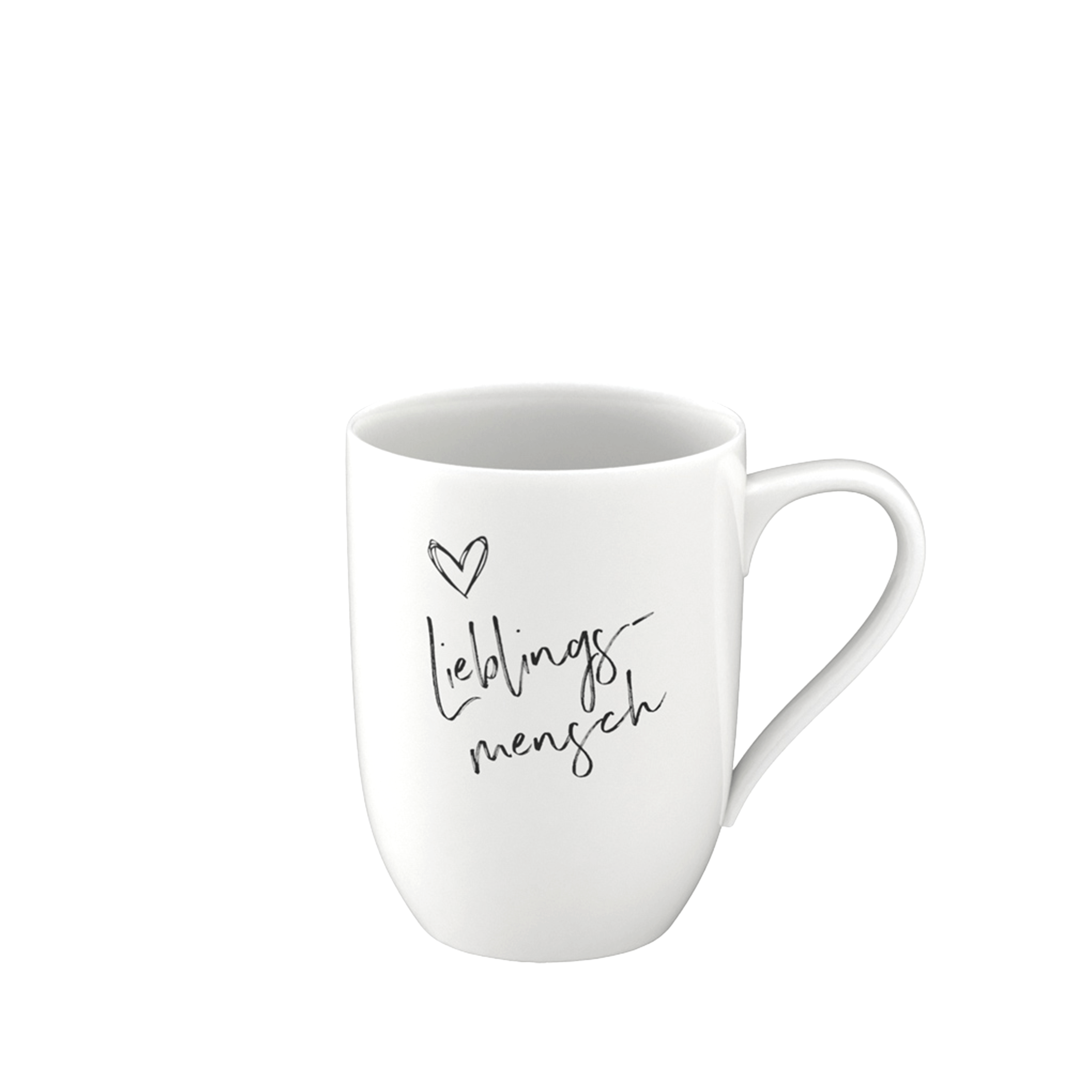 Statement Mug White, 9.9 oz, Premium Porcelain