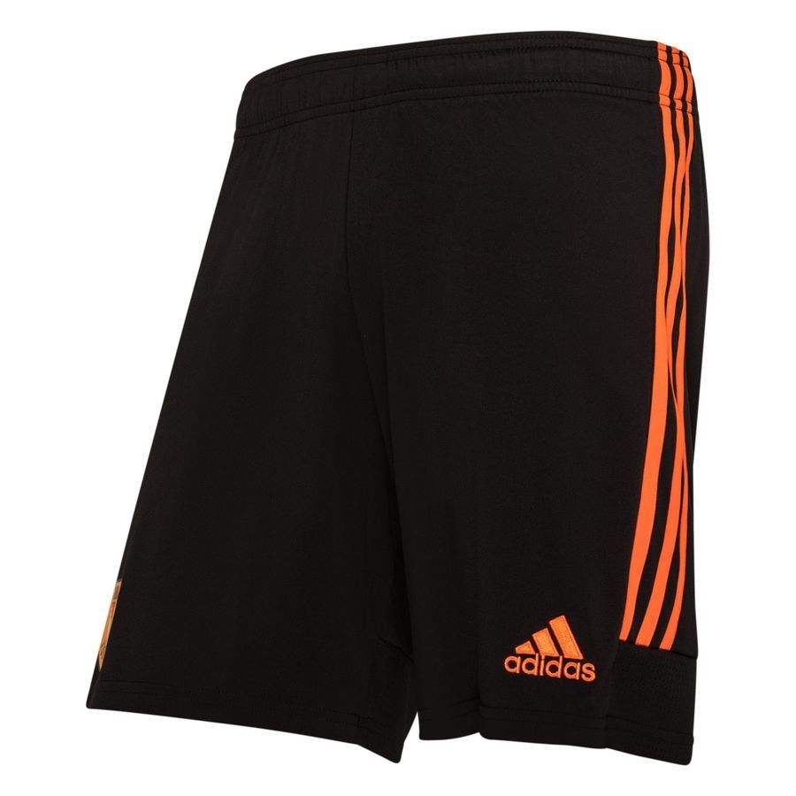 Hillerød Fodbold Short d'Entraînement Noir/Orange