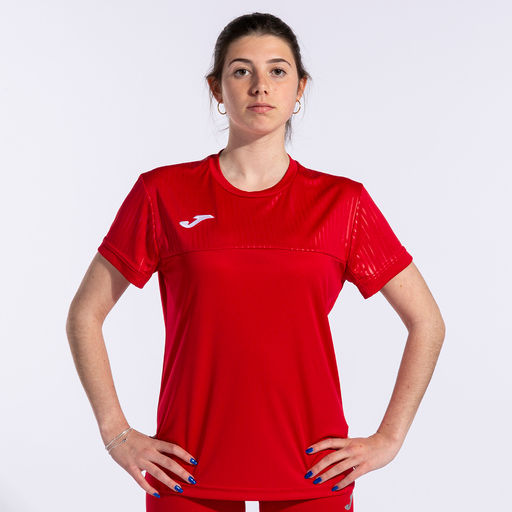 Camiseta Joma Montreal Vermelha de Manga Curta