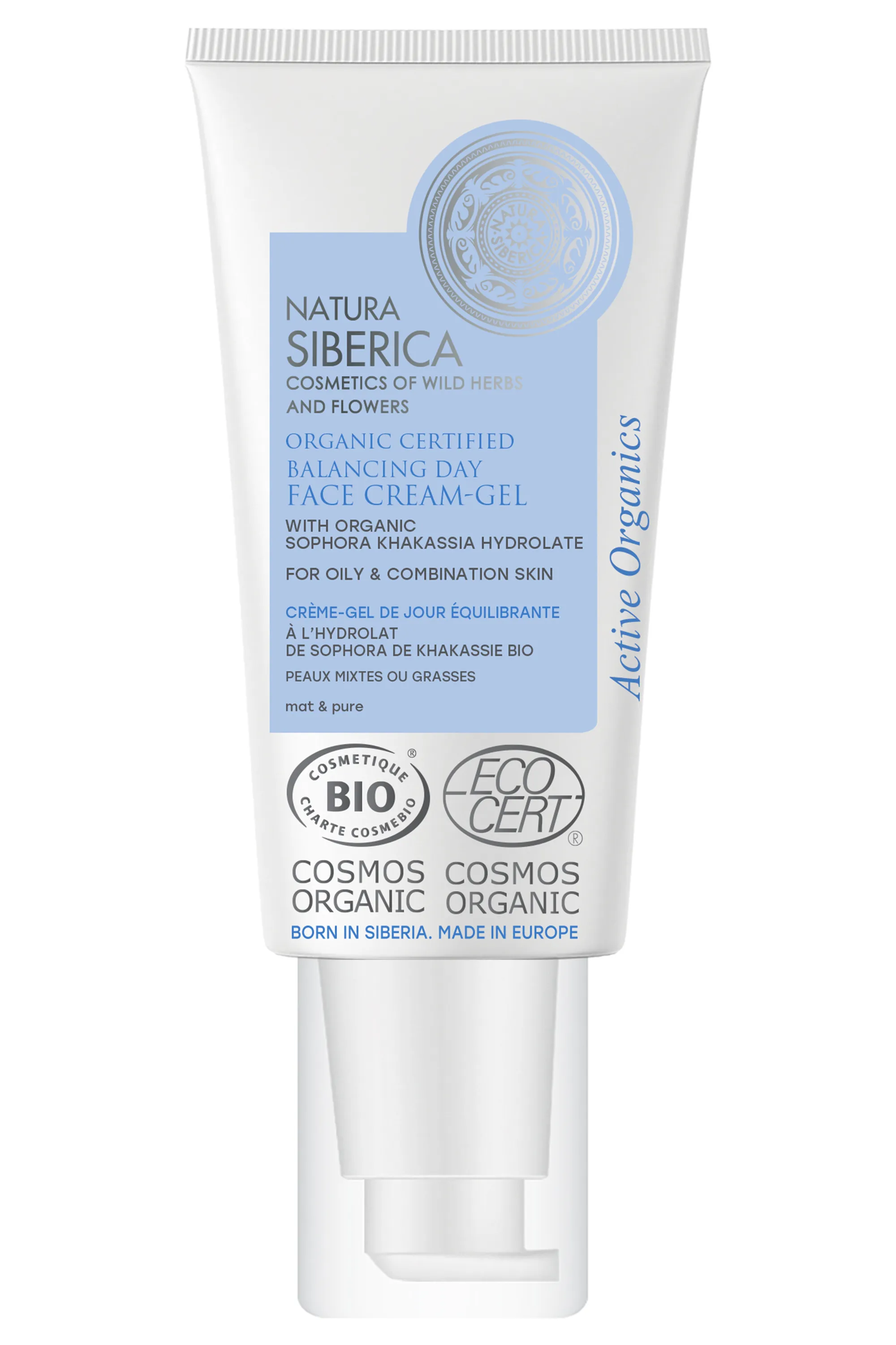 Natura Siberica Crème gel de jour Bio équilibrante au Sophora de Khakassie-50 ml
