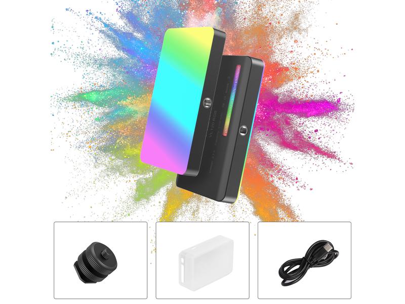 Ulanzi Videoleuchte VL120RGB Kompakte Videoleuchte mit Lichteffekten