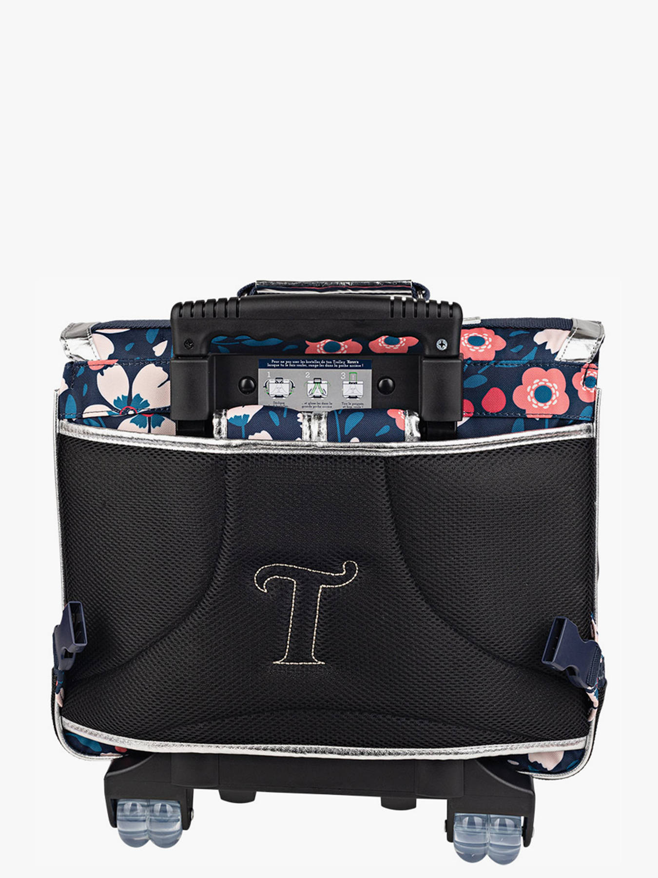 Cartable  roulettes 2 compartiments TANN'S