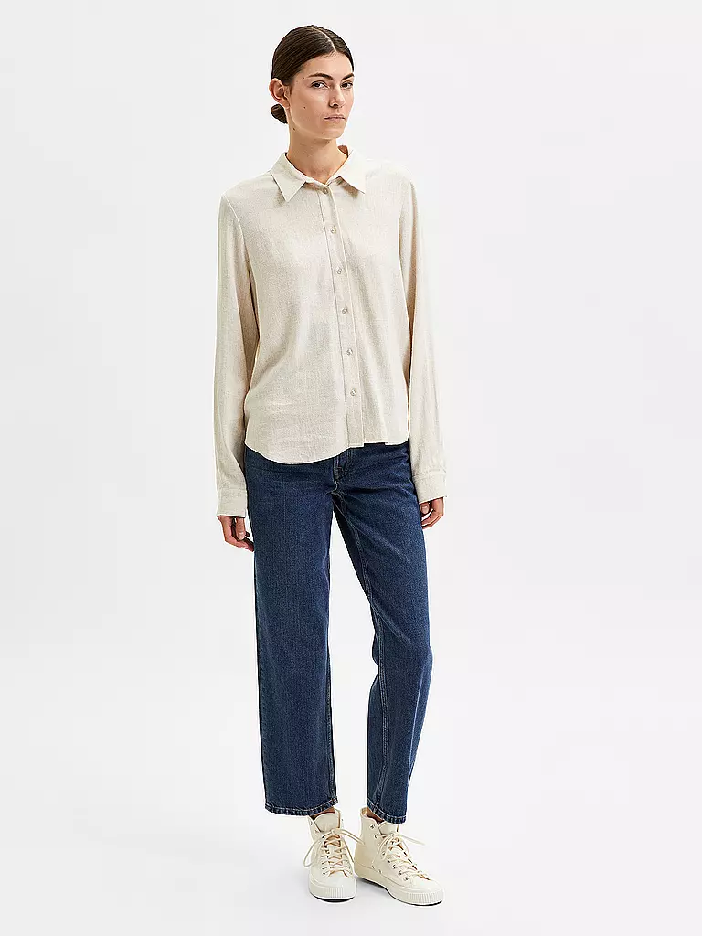 SELECTED FEMME Bluse SLFVIVA  creme