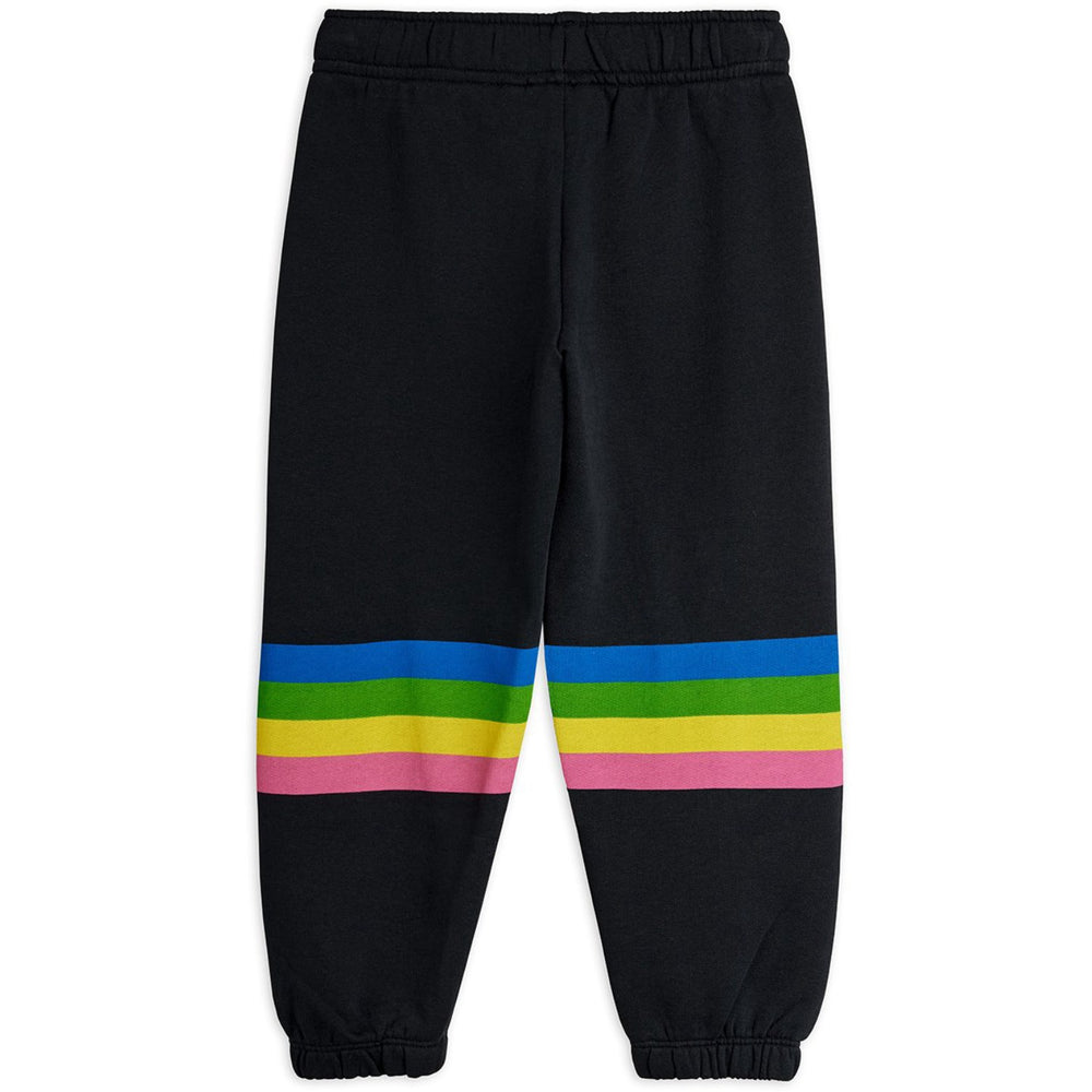 Køb Mini Rodini Black Alien Stripe Sp Sweatpants