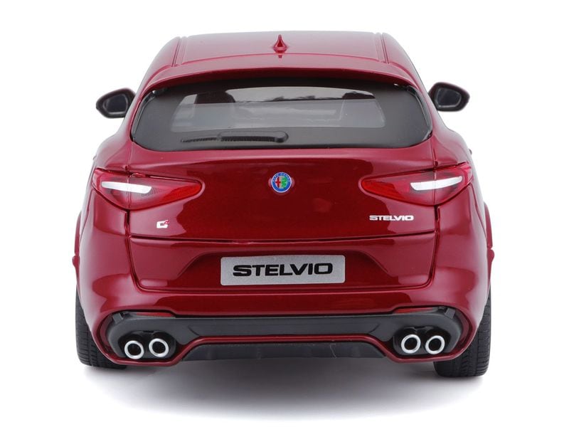 BBurago Alfa Romeo Stelvio Rot 1:24 Sammlermodell im Massstab 1:24