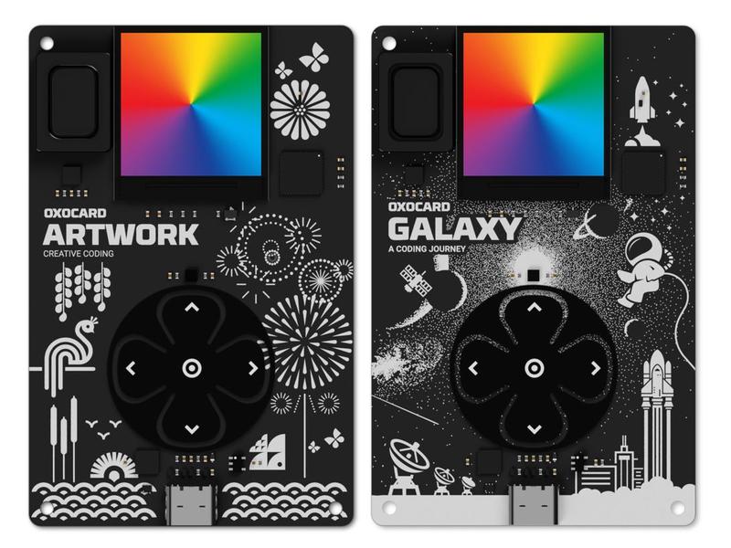 OXON Entwicklerboard Oxocard mini Combo Oxocard ist ein interaktiver, programmierbarer Minicomputer im Kreditkartenformat