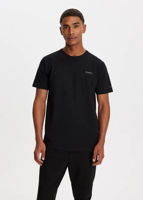 T-shirt met logo zwart (ZWART)
