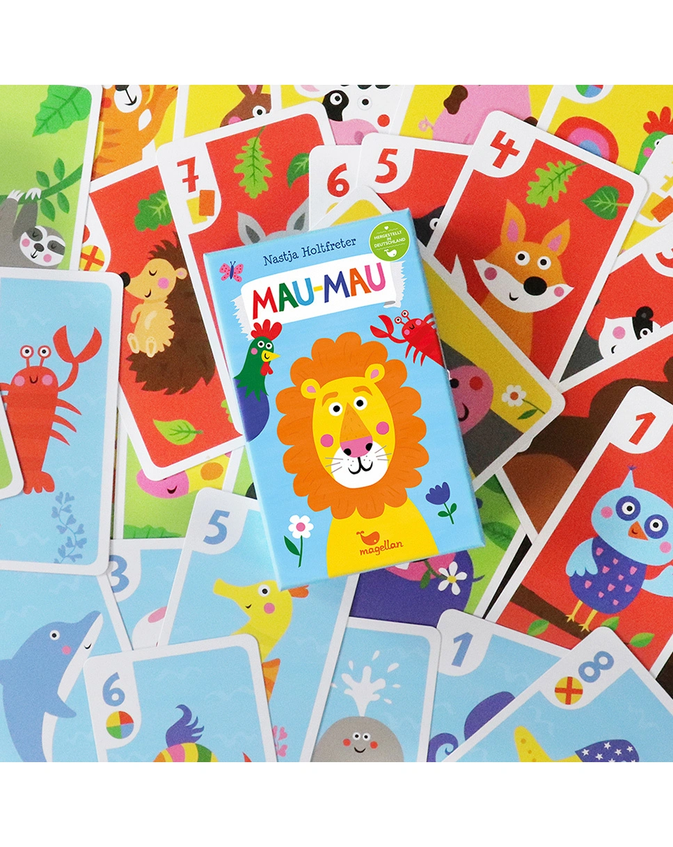 Kartenspiel MAU-MAU in bunt