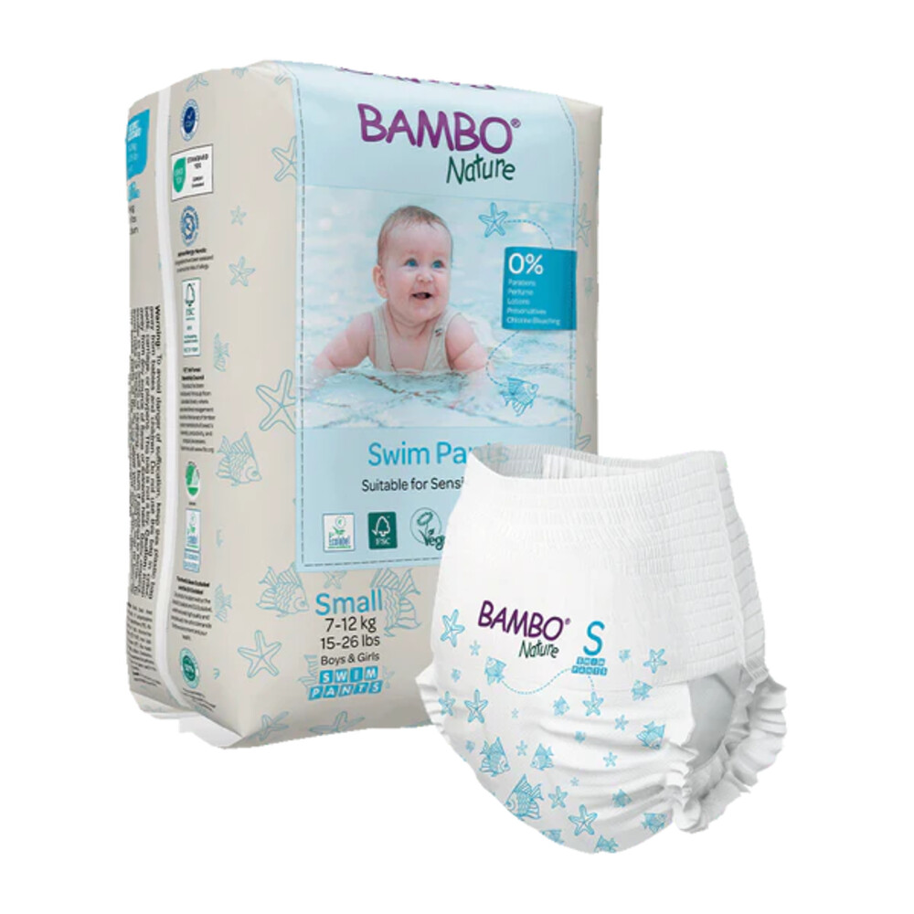 Bambo Nature Zwemluierbroekjes Small 7-12 kg12 stuks