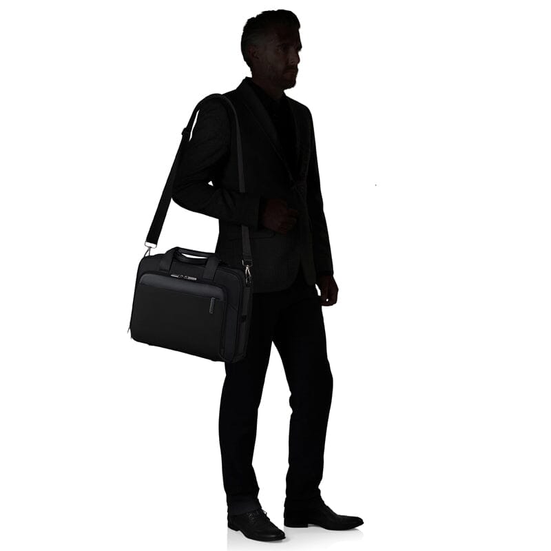 Samsonite Evosight Laptop Bag Bailhandle 15.6'' Black