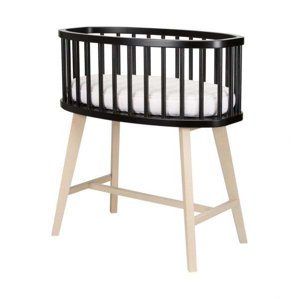 Kidsmill Lars Wieg Zwart / Blank