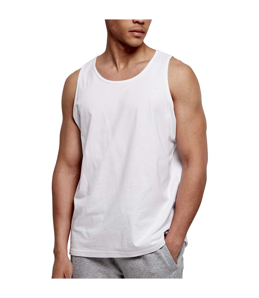 Build Your Brand - Débardeur BASIC - Homme (Blanc) - UTRW8527