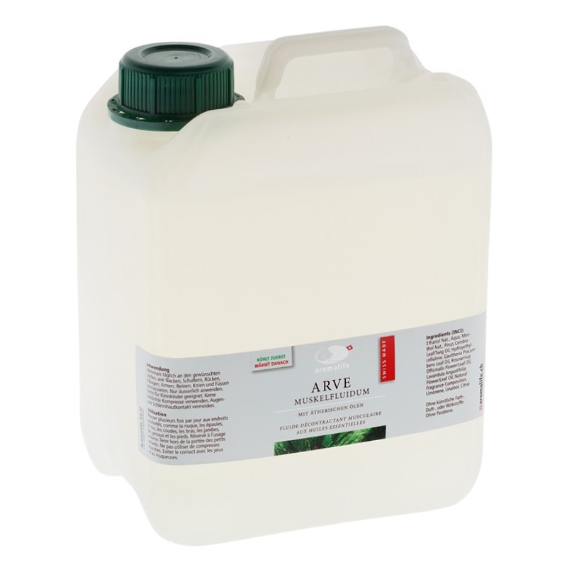 Aromalife ARVE Muskelfluidum mit ätherischen Ölen Kanister 2.5 lt