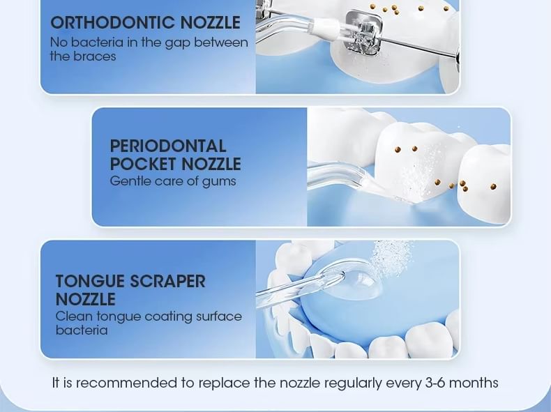 HOMTEC - USB oplaadbare waterflosser