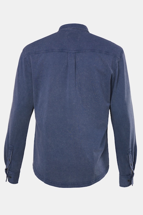 Hemd, Langarm, Piqué, Vintage-Look, Buttondown-Kragen, Modern Fit, bis 8 XL