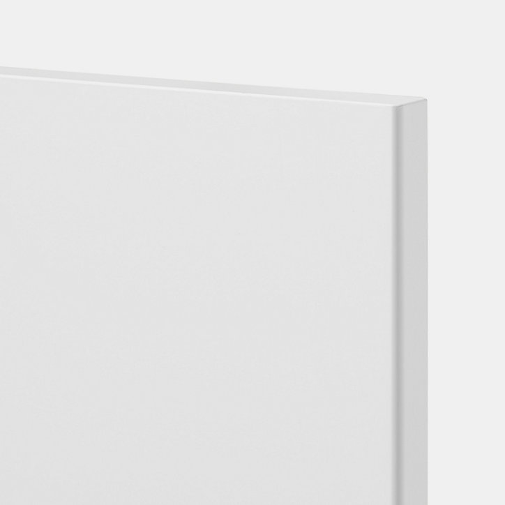 Porte de meuble de cuisine Stevia blanc brillant l. 15 cm x H. 72 cm GoodHome