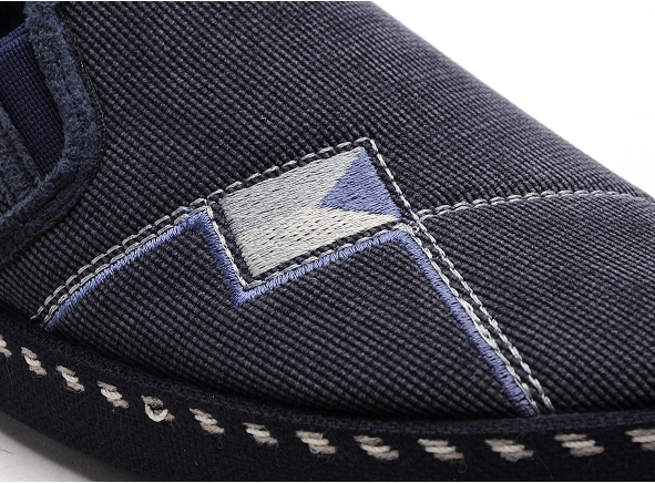 La maison de l espadrille chaussons homme 6861 6 bleu