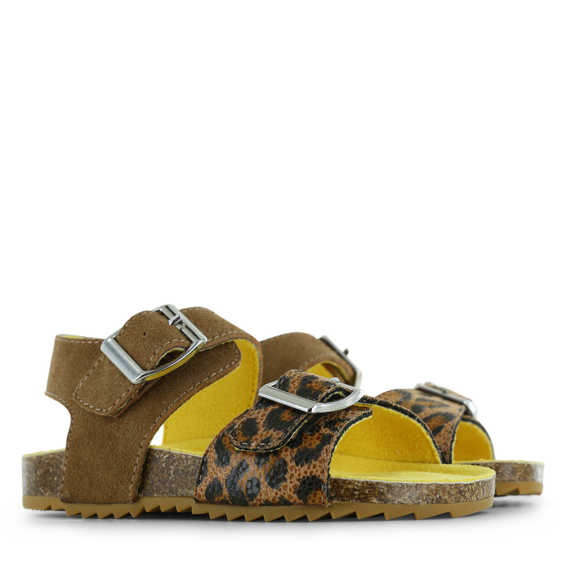 Go Banana‘s sandaal – Cognac Leopard  | Meisjes schoenen