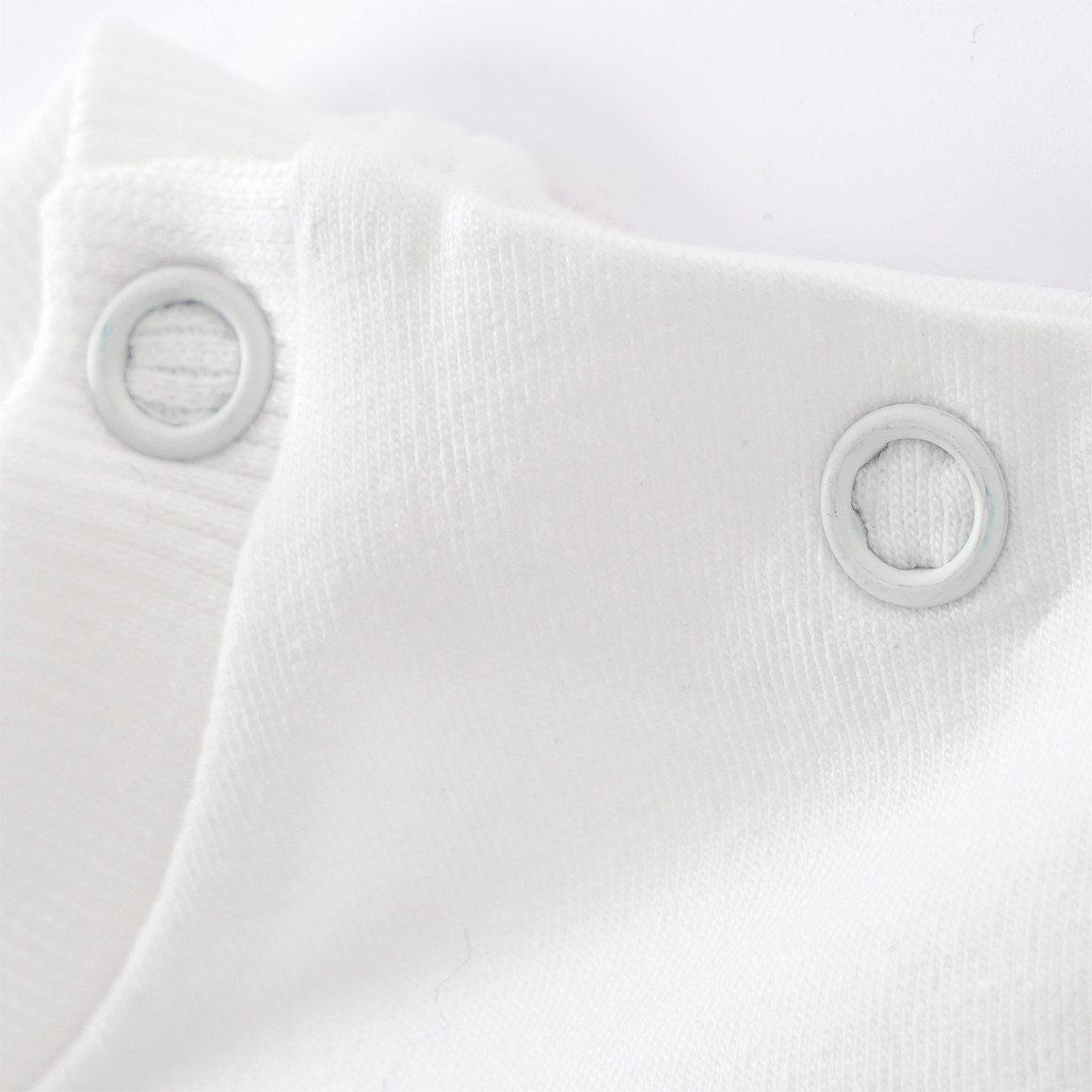 Topomini Baby Langarmshirt mit Streifen weiss / hellblau
