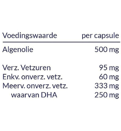 Arctic Blue Omega 3 Algenolie Dha (60 capsules)