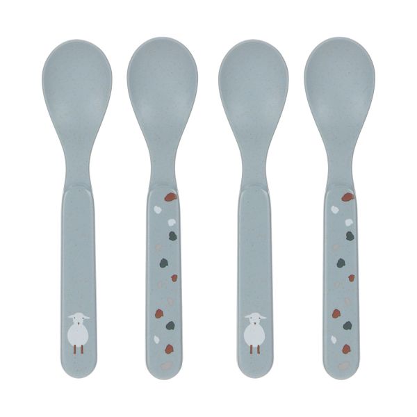 Laessig Tiny Farmer Sheep / Goose Lepel Set Blue