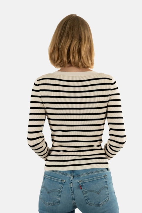 Gilets cardigans morgan 231-milia ivoire