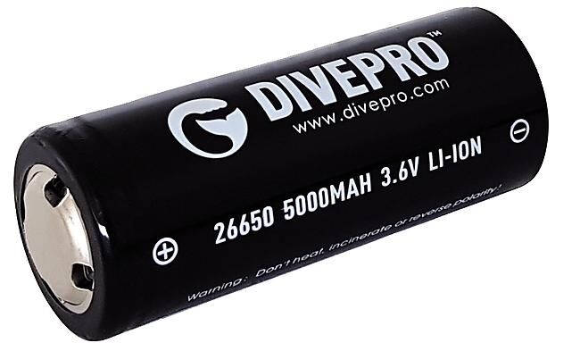 DIVEPRO - BATTERIE HAUTE PERFORMANCE STANDARD 26650