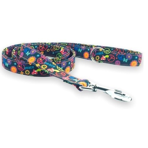 Guia para cães Galguita Amelie Peace and Love Multicolor