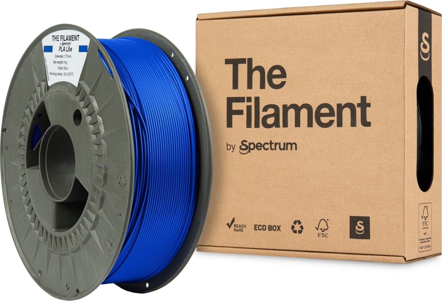 The Filament  PLA Lite Blue, 1,75 mm / 1000 g    Zuverlässiges PLA Filament für den Alltag in Blue